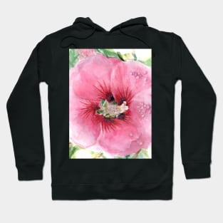 Pink Flower Hoodie